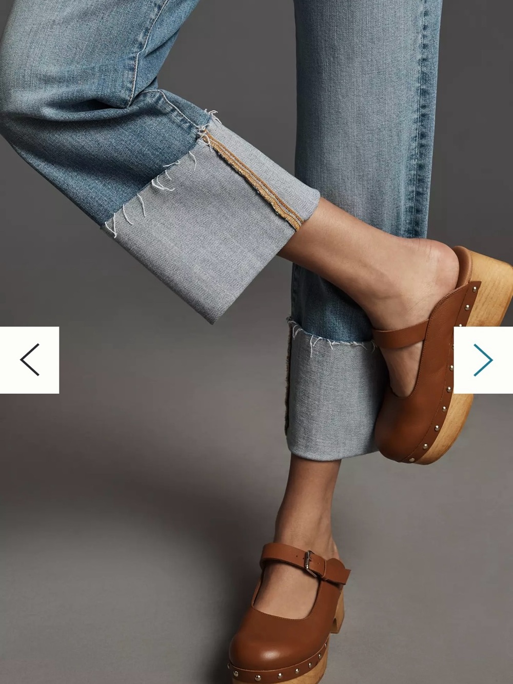 Pilcro Scotty Cuffed High-Rise Straight-Leg Jeans - Picture 6 of 8
